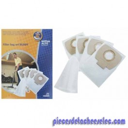 Sacs polyester + filtre à eau pour Aspirateur Eau et Poussière Buddy 15 / 18 Nilfisk Sacs polyester + filtre à eau pour Aspirateur Eau et Poussière Buddy 15 / 18 Nilfisk