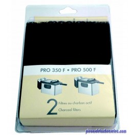 Lot de 2 Filtres au Charbon Actif pour Friteuses Pro 350 / 500 F Magimix Lot de 2 Filtres au Charbon Actif pour Friteuses Pro 350 / 500 F Magimix
