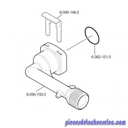 Joint pour Coude de Refoulement pour Nettoyeur Haute Pression Karcher