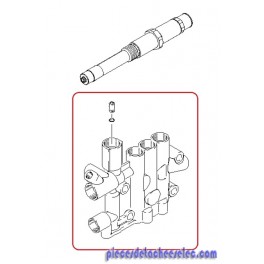 ​Tête de Cylindre de Culasse pour Nettoyeur Haute Pression HDS 558 C Karcher