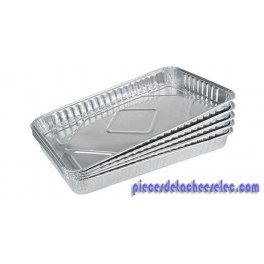 Lot de 10 Barquettes Aluminium pour Barbecue Campingaz