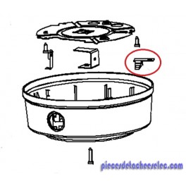 Thermostat + Fil pour Appareil à Fondue Ovation Type 657 Tefal Thermostat + Fil pour Appareil à Fondue Ovation Type 657 Tefal