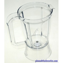 Bol Blender Nue sans Couvercle en Plastique pour Blender Uno Moulinex Bol Blender Nue sans Couvercle en Plastique pour Blender Uno Moulinex