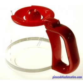 Verseuse Rouge 12 Tasses pour Cafetière Noveo Rouge Moulinex