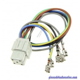 Connecteur Électrique + Câble pour Nettoyeur Vapeur NVT300 Domena Connecteur Électrique + Câble pour Nettoyeur Vapeur NVT300 Domena