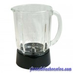 Bol Blender en Verre + Support Noir + Lame Indissociable pour Blenders BFP 703 CE Cuisinart