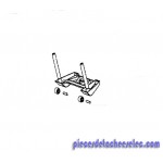 Support Roulettes Bleues pour Aspirateur Shock Absorber Rowenta