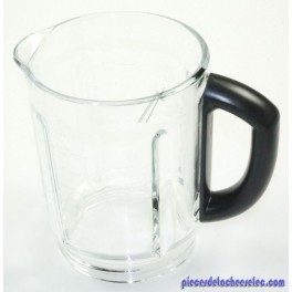 Bol en Verre 3.8L + Poignée Noire pour Blender SB2 / SSB1E Cuisinart Bol en Verre 3.8L + Poignée Noire pour Blender SB2 / SSB1E Cuisinart