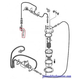 Tube Vapeur avec Buse Ex 446049 pour Cafetière Magnum 9540 Riviera & Bar Tube Vapeur avec Buse Ex 446049 pour Cafetière Magnum 9540 Riviera & Bar