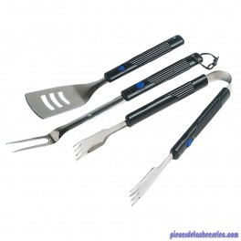 Set de 3 Ustensiles Inox Extensibles pour Barbecue Campingaz Set de 3 Ustensiles Inox Extensibles pour Barbecue Campingaz