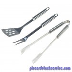 Set de 3 Ustensiles Inox pour Barbecue Campingaz