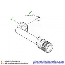 Raccord + Joint pour Nettoyeur Haute Pression Karcher