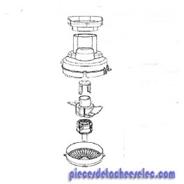 Accessoire moulin pour Robot Masterchef Delicio Moulinex Accessoire moulin pour Robot Masterchef Delicio Moulinex