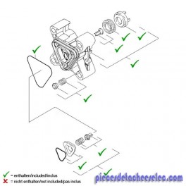 Pièce de Rechange de Tête de Pompe / de Cylindre pour Nettoyeur Haute Pression Kärcher