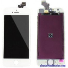 Vitre Avant et LCD pour iPhone 5 Blanc