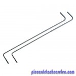 Lot de 2 Ressorts de Torsion de Porte Extérieure en Tôle pour Lave-Linge Laden/ WHIRLPOOL