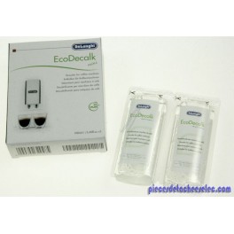 Détartrant ECODECALK mini 2x100 pour Cafetière DELONGHI Détartrant ECODECALK mini 2x100 pour Cafetière DELONGHI
