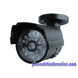 Caméra Factice d'Extérieur Alu Noir Caméra Factice d'Extérieur Alu Noir