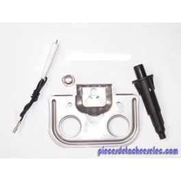 Kit Support en Tole + Electrode + Allumeur Piezo + Liaison Filaire Piezo + Ressort pour Barbecue Campingaz Kit Support en Tole + Electrode + Allumeur Piezo + Liaison Filaire Piezo + Ressort pour Barbecue Campingaz