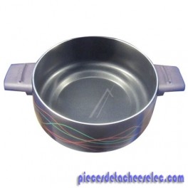 Caquelon Gris pour Appareil à Fondue Color / Pic'Party Tefal Caquelon Gris pour Appareil à Fondue Color / Pic'Party Tefal