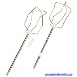 Fouets Fil x 2 pour Batteur Electrique HR1560 Phillips Fouets Fil x 2 pour Batteur Electrique HR1560 Phillips