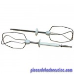 Batteurs x 2 pour Batteur Electrique Phillips