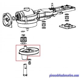 Flasque / Réducteur pour Robot Multifonctions PREP EXPERT S9900 Krups Flasque / Réducteur pour Robot Multifonctions PREP EXPERT S9900 Krups