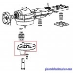 Flasque / Réducteur pour Robot Multifonctions PREP EXPERT S9900 Krups 