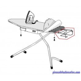 Ensemble Repose Fer pour Table à Repasser TF 3700 V Domena 