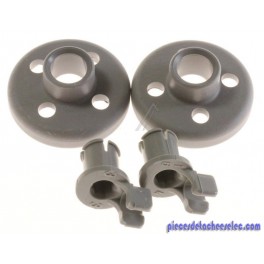 Jeu de Poulie Gris Panier Inférieur pour Lave Vaisselle SMS5056FF Bosch Jeu de Poulie Gris Panier Inférieur pour Lave Vaisselle SMS5056FF Bosch