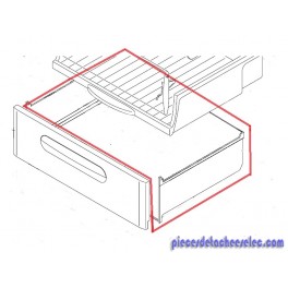 Corps Panier Congélation pour Réfrigérateur HCF4586 Hoover