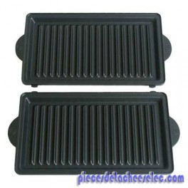 Plaque grill X2 pour Gaufrier Snack Time Serie 1 / Croque-Monsieur Avante Type 6025 Moulinex Plaque grill X2 pour Gaufrier Snack Time Serie 1 / Croque-Monsieur Avante Type 6025 Moulinex