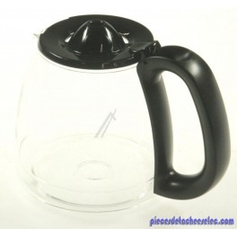 Verseuse avec Couvercle Noir pour Cafetière Express Tefal Verseuse avec Couvercle Noir pour Cafetière Express Tefal