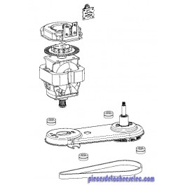 Moteur Complet pour Robot Companion Moulinex