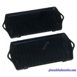 Plaques de Grill x2 pour Croque Monsieur Break Time Moulinex Plaques de Grill x2 pour Croque Monsieur Break Time Moulinex