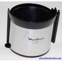 Porte Filtre Noir Argent pour Cafetière Subito Timer / Heliora Elegance / Luxe Moulinex Porte Filtre Noir Argent pour Cafetière Subito Timer / Heliora Elegance / Luxe Moulinex