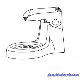 Support Blanc pour Batteur Easy Max Moulinex Support Blanc pour Batteur Easy Max Moulinex