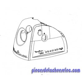 Corps Blanc pour Hachoir HV8 1800W / 2000W Moulinex Corps Blanc pour Hachoir HV8 1800W / 2000W Moulinex