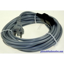 Cordon Secteur Gris 220 V pour Aspirateur Nilfisk Cordon Secteur Gris 220 V pour Aspirateur Nilfisk