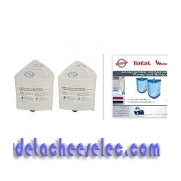 Cartouche Filtrante x2 pour Centrale Vapeur Système Vapeur Purely & Simply Moulinex / Tefal Cartouche Filtrante x2 pour Centrale Vapeur Système Vapeur Purely & Simply Moulinex / Tefal