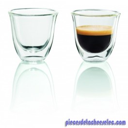 2 Tasses de 60 ml pour Cafetière & Expresso DELONGHI