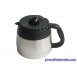 Pot Thermos Inox avec Bouchon Blanc pour Cafetière Express Seb