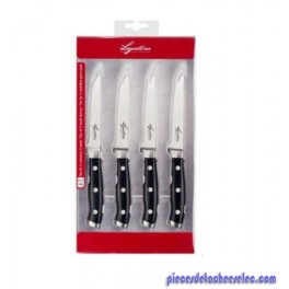 Set de 4 Couteaux à Steak pour Ustensile de Cuisine Lagostina