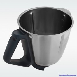 Bol Inox Nu 2,2 litres avec Poignée pour Thermomix TM 5 Vorwerk 
