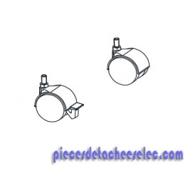 Ensemble 2 Roulettes pour Parasols Chauffants Campingaz Ensemble 2 Roulettes pour Parasols Chauffants Campingaz