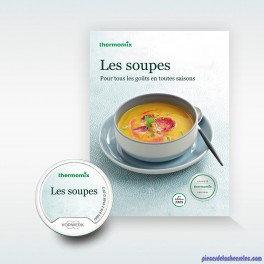 Pack Livre + Clé Recettes Les Soupes pour Thermomix TM5 Vorwerk Pack Livre + Clé Recettes Les Soupes pour Thermomix TM5 Vorwerk