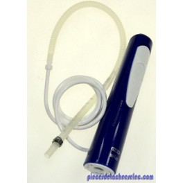 Manche Complet Bleu/Blanc (avec tuyau,Collier) pour Hydropulseur 7500 Oxyjet Center Braun Manche Complet Bleu/Blanc (avec tuyau,Collier) pour Hydropulseur 7500 Oxyjet Center Braun