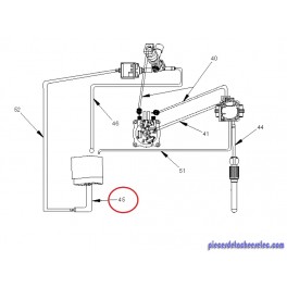 Tube Silicone Reservoir 90 MM 12 X 8 Complet pour Cafetière Riviera & Bar Tube Silicone Reservoir 90 MM 12 X 8 Complet pour Cafetière Riviera & Bar