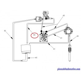 Tube Silicone Valve Complet  105 MM 6.5 X 4 pour Cafetière Riviera & Bar