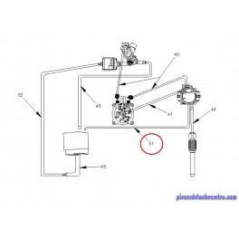 Tube Silicone Réservoir 215 MM 6.5 X 4 Complet pour Cafetière Riviera & Bar Tube Silicone Réservoir 215 MM 6.5 X 4 Complet pour Cafetière Riviera & Bar